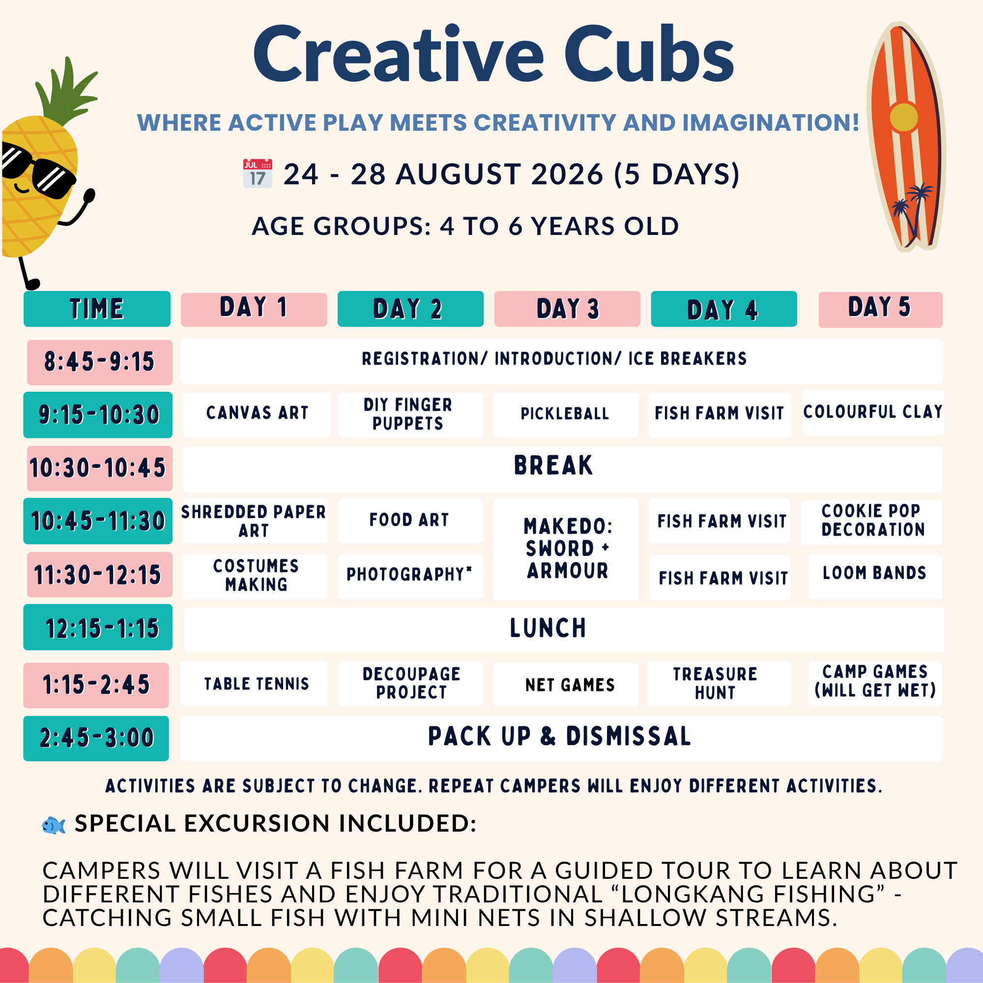2026 Summer Holiday Camps @ La Petite Ecole - Image 5