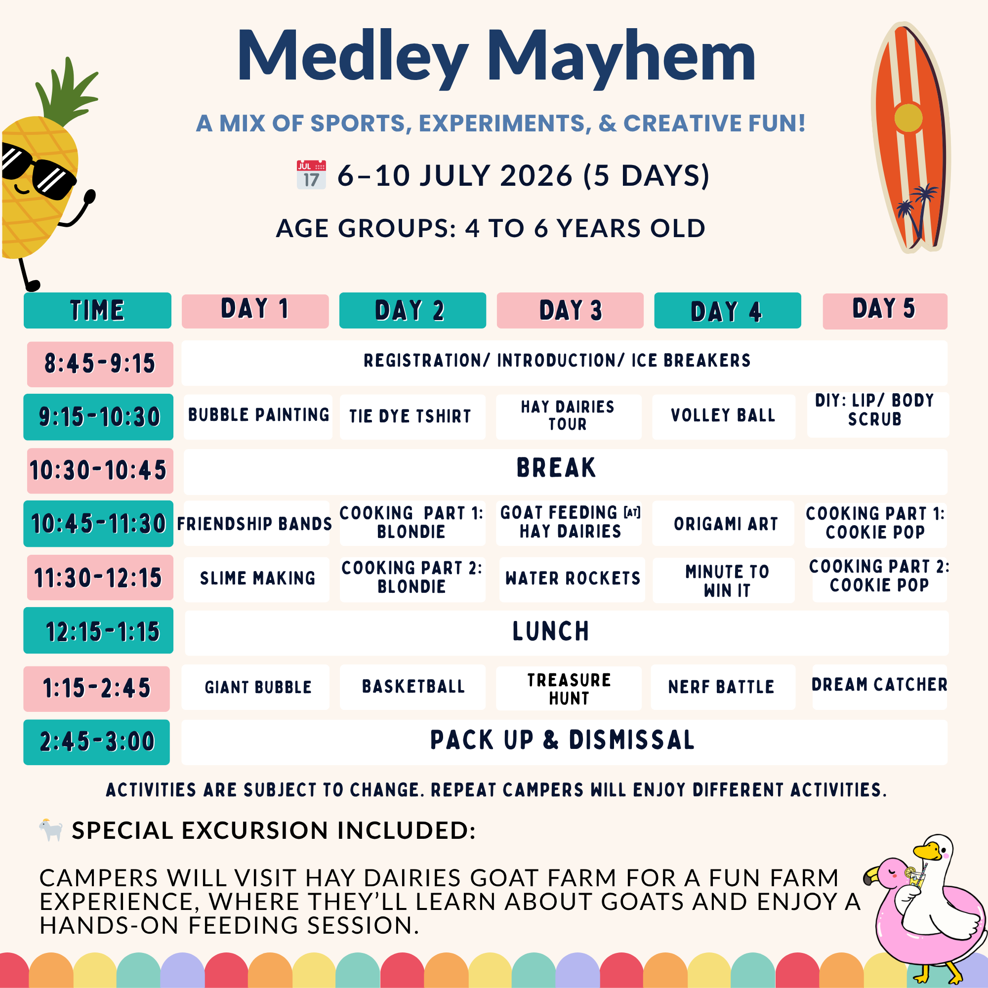 2026 Summer Holiday Camps @ La Petite Ecole - Image 2